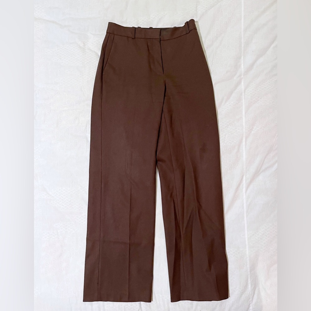 Aritzia Babaton Agency Pant TALL Mocha Brown